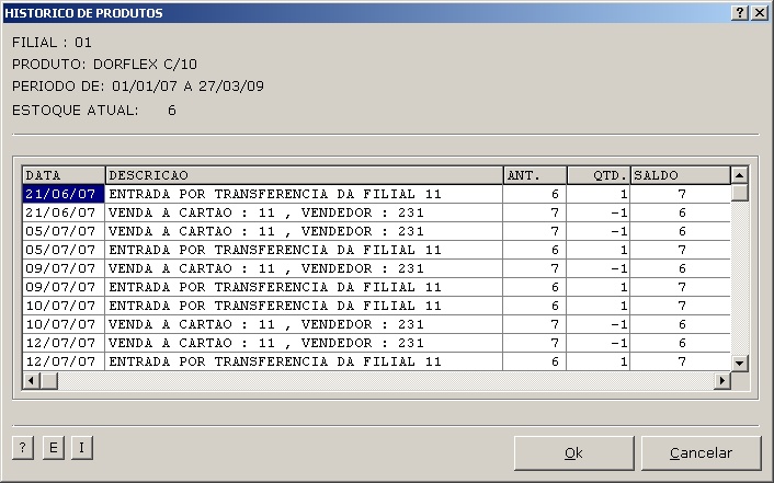 Balanco - Historico de Produtos 1