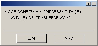 Trasnferências de Mercado - Gera Notas Fiscais 3