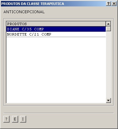 Produtos da classe terapêutica