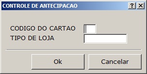 Sistemas Financeiro - Controle de Antecipacao