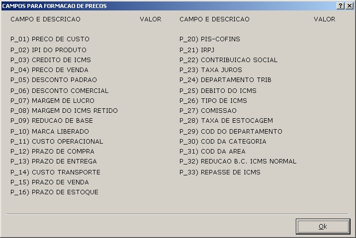 Configuracoes - Configuracoes Precos 3