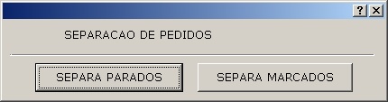 Pedidos e faltas - Pedido em Processo 11