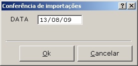 Sistemas Financeiro - Conferência de Importações