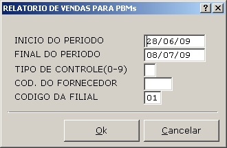 Sistemas Financeiro - Relatório de ICM