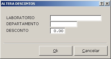 Manutenção de Mercadorias - Cadastro de Dicionarios 4