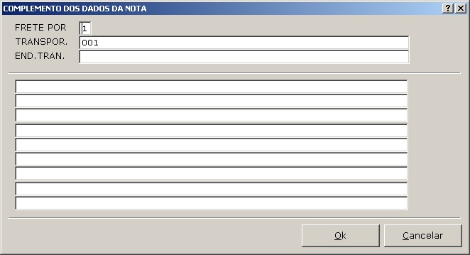 Faturamento - Gera Nota Fiscal 2