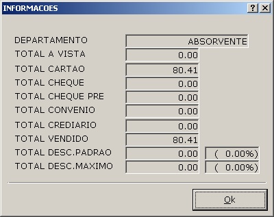 Sistemas Financeiro - Informações 