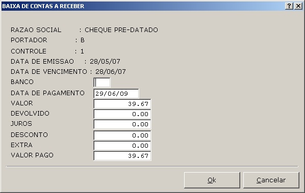 Sistemas Financeiro - Cheques Devolvidos 7