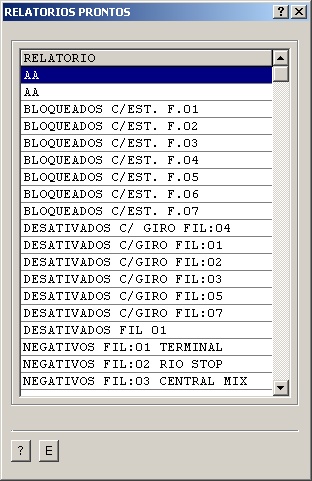 Relatorio Gerais - Criação do Relatorios 8