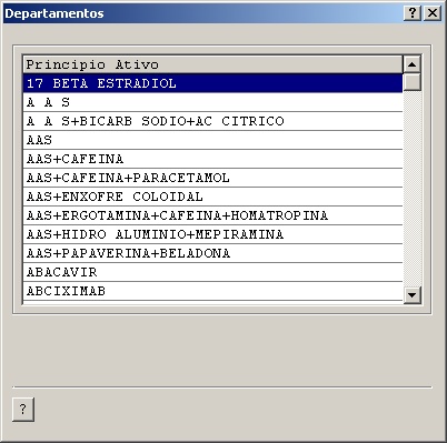 Cadastro de Produtos - Princípios Ativos 1