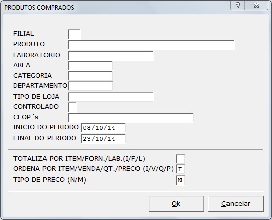 Sistemas Financeiro - Produtos comprados 2