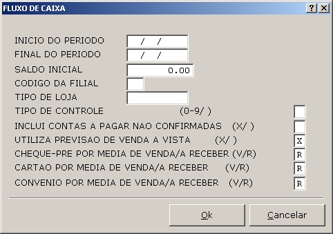 Sistemas Financeiro - Fluxo de caixa