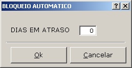 Sistemas Financeiro - Bloqueio automático