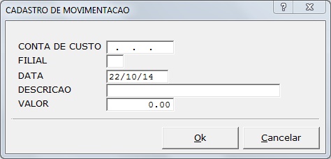 Sistemas Financeiro - Movimentacao