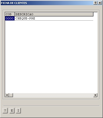 Sistemas Financeiro - Ficha de Clientes