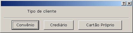 Tipo de cliente