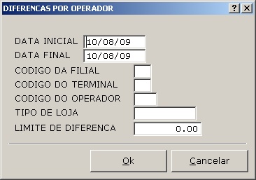 Sistemas Financeiro - Diferenças por operador 3