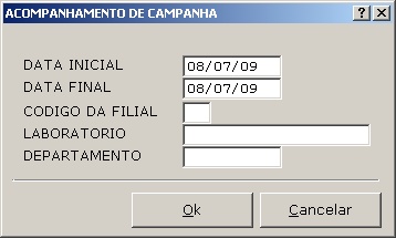 Sistemas Financeiro - Acompanhamento de campanha