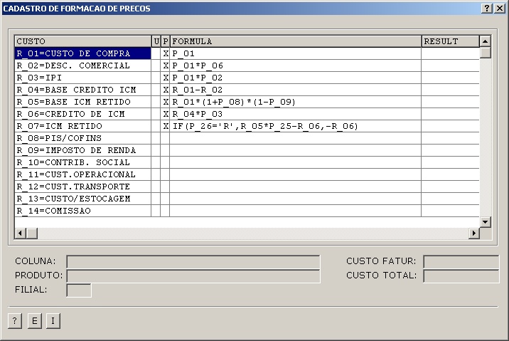 Configuracoes - Configuracoes Precos 1