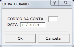 Sistemas Financeiro - Extrato diário 2