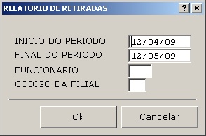 Relatorio - Retiradas